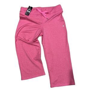 Champion elite Capri draw string pink pants size small